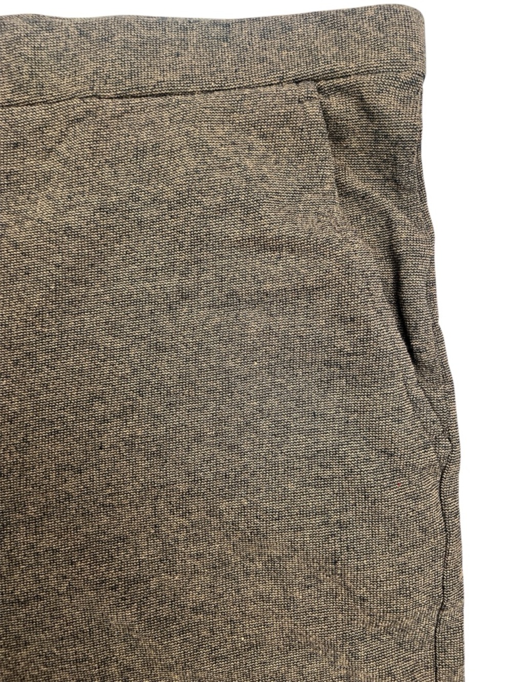 Alembika Essential Cropped Pants Brown Heathered Knit Wide Leg Size 6 |US 16-18 - Picture 5 of 13